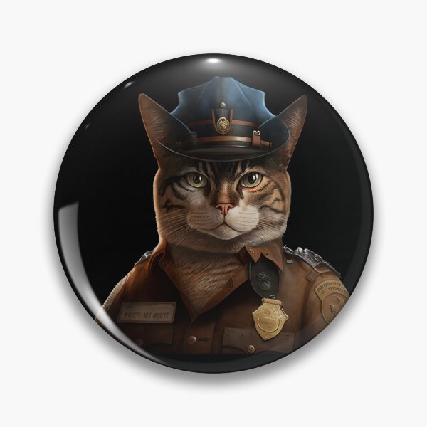 Item preview, Fun cat sheriff  designed and sold by AnimalArtPhotos.