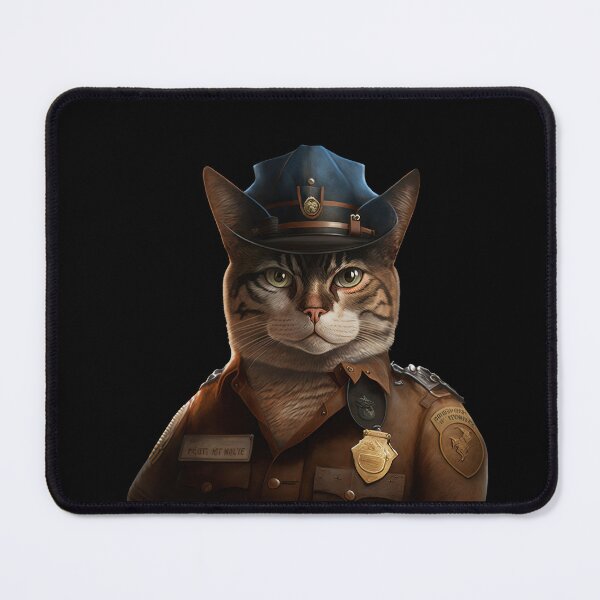 Item preview, Fun cat sheriff designed and sold by AnimalArtPhotos.