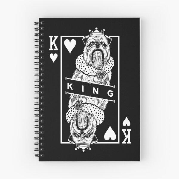 Item preview, Brussels Griffon King Of Hearts Funny Dog Griff Pop Art designed and sold by GrandeDuc.