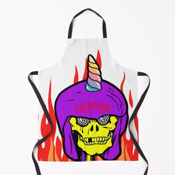 Item preview, hellfire Unicorn Skull Brain Terminator Candy Unicorn Blast Surreal Pop Art Steam Punk designed and sold by Tyler Tilley.