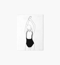 Female figure line drawing illustration - Alia Art Board