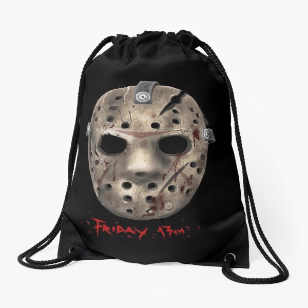 Jason Friday 13 th Mask Drawstring Bag