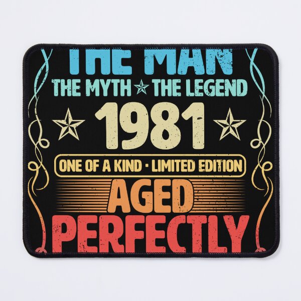 Item preview, The Man 1981 Aged Perfectly Life Begins At 42nd Birthday designed and sold by apaahteklur.