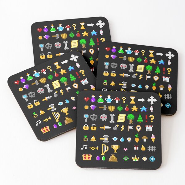 Item preview, Retro gaming style pixel art icons designed and sold by Glucka.