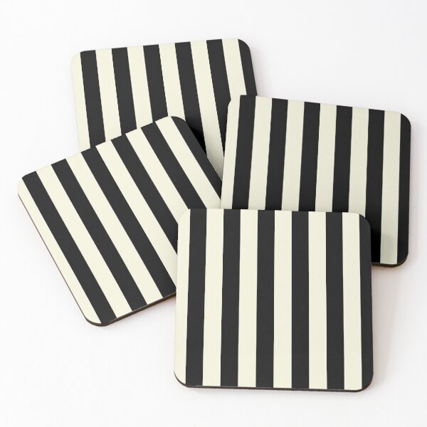 Item preview, Cream and Black Vertical Stripes designed and sold by broadmeadow.