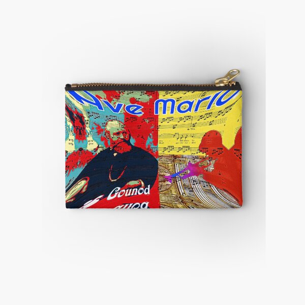 Item preview, ATTRACTIVE PORTRAIT OF CHARLES GOUNOD - MUSICIAN COMPOSER - VIRTUAL CONCERT ORGAN TRUMPET DUO - FUNNY MUSIC SCORE AVE MARIA PATCHWORK PATTERN - GREAT GIFT FOR ORGANISTS AND TRUMPETERS designed and sold by Ralek.