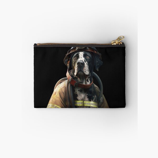 Item preview, Dog fireman designed and sold by AnimalArtPhotos.