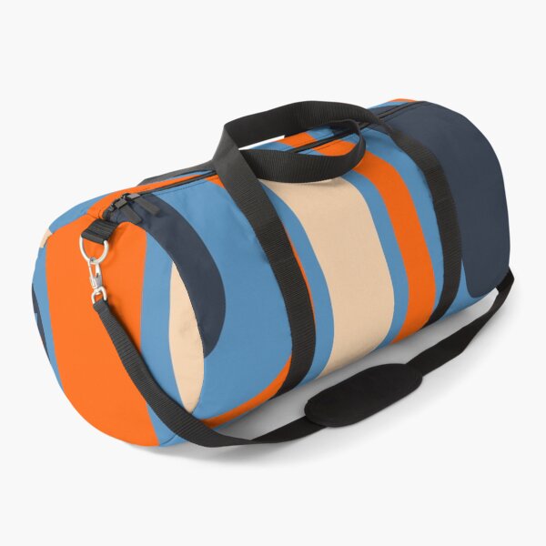 Item preview, Palm Springs Retro Mid Century Modern Abstract Pattern Blue and Orange designed and sold by kierkegaard.