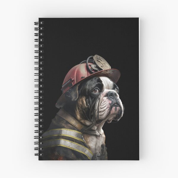 Item preview, Boxer dog fireman  designed and sold by AnimalArtPhotos.