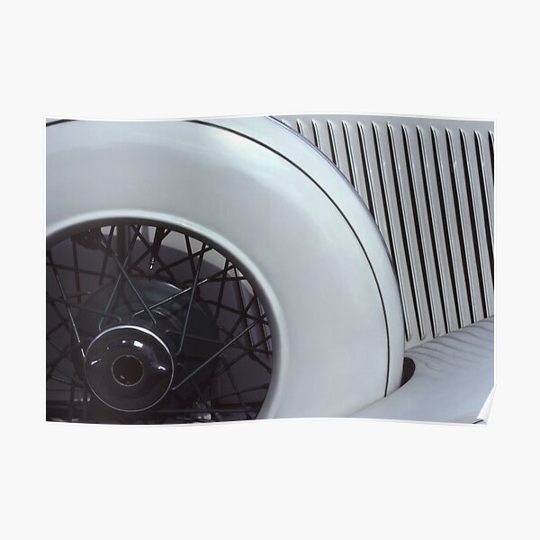 1933 Auburn Cabrio Spare Wheel Poster