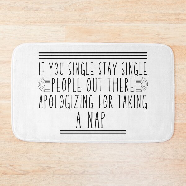 Item preview, If You Single Stay Single Funny Valentine Quote designed and sold by 5thseason-shop.