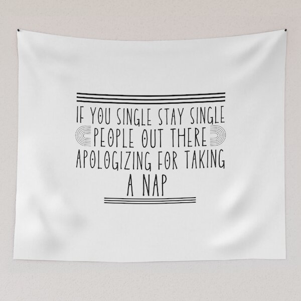 Item preview, If You Single Stay Single Funny Valentine Quote designed and sold by 5thseason-shop.