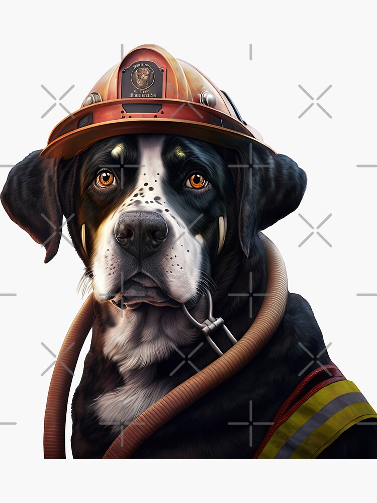 Fireman best sale dog collar