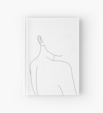 Die hintere Linie Zeichnungsillustration der Frau - Alina Notizbuch