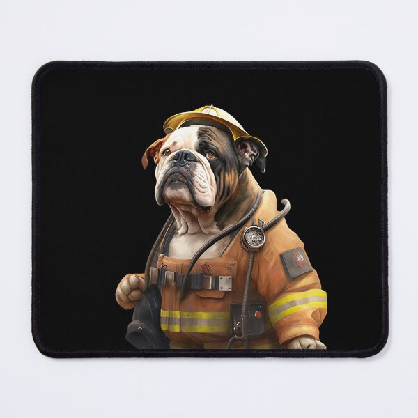 Item preview, Fireman bulldog designed and sold by AnimalArtPhotos.