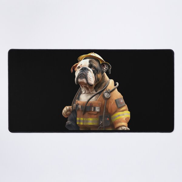 Item preview, Fireman bulldog designed and sold by AnimalArtPhotos.