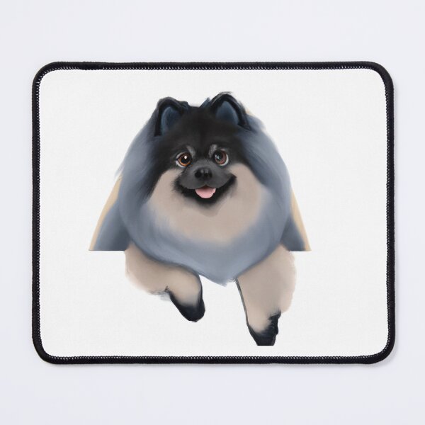 Item preview, Cute Keeshond Drawing designed and sold by WeHeartAnimals.