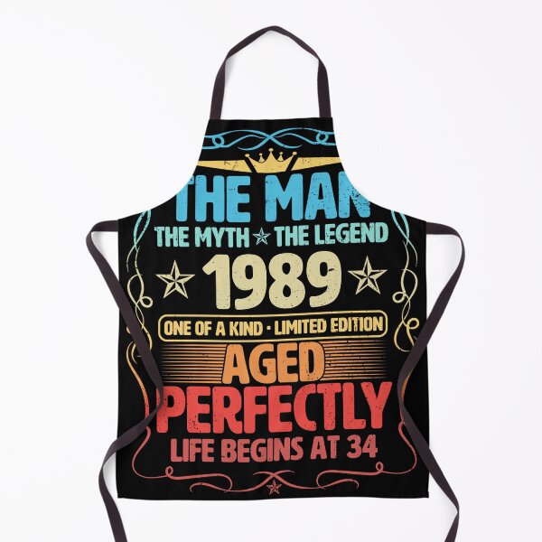 Item preview, The Man 1989 Aged Perfectly Life Begins At 34th Birthday designed and sold by apaahteklur.