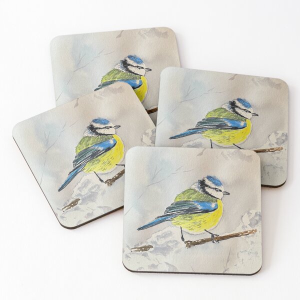 Item preview, Blue Tit in the Snow designed and sold by TheArtery2010.