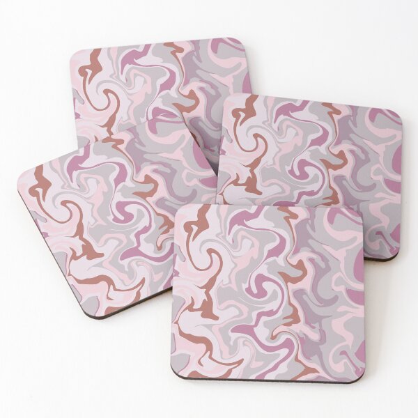 Item preview, Pink swirl patel retro pattern designed and sold by ReneMagritteArt.