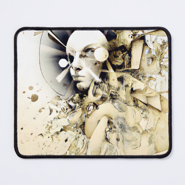 Item preview, Golden Face - abstract art designed and sold by XandoDesign.