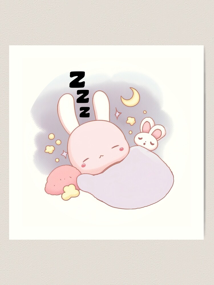 Cute Bunny Sleeping on Tumblr