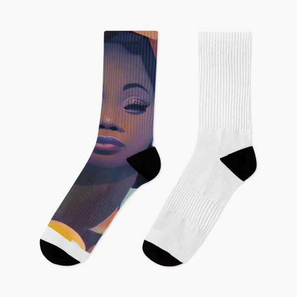 Item preview, Black African American Woman Painting, Afro Black Girl Pride Gift designed and sold by TMelonShop.