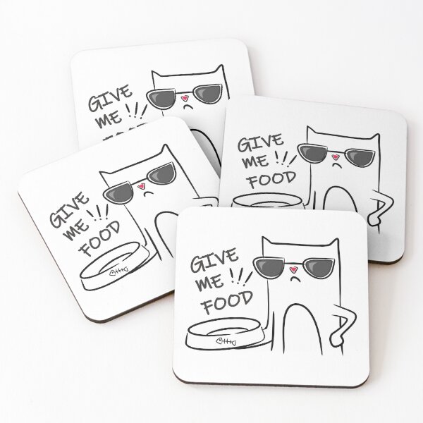 Item preview, Give me food, Harsh cat designed and sold by Market-Nebho.