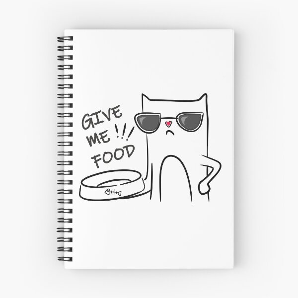 Item preview, Give me food, Harsh cat designed and sold by Market-Nebho.