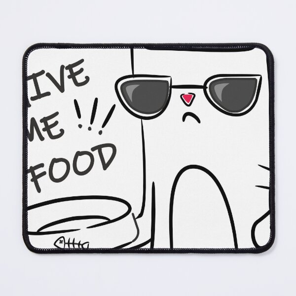 Item preview, Give me food, Harsh cat designed and sold by Market-Nebho.