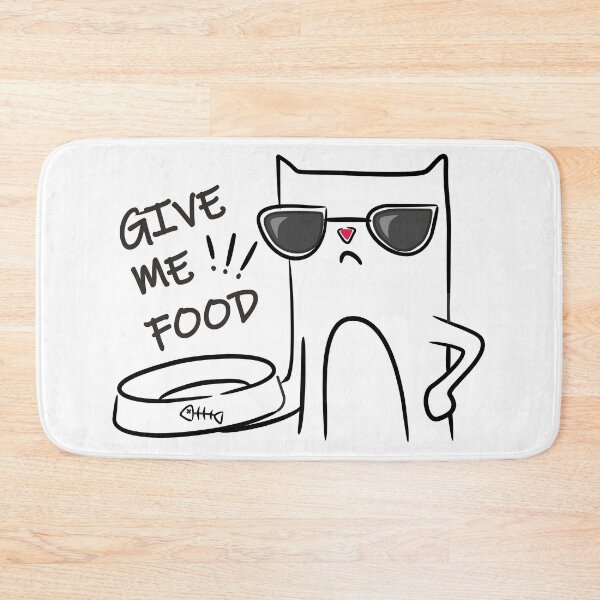 Item preview, Give me food, Harsh cat designed and sold by Market-Nebho.