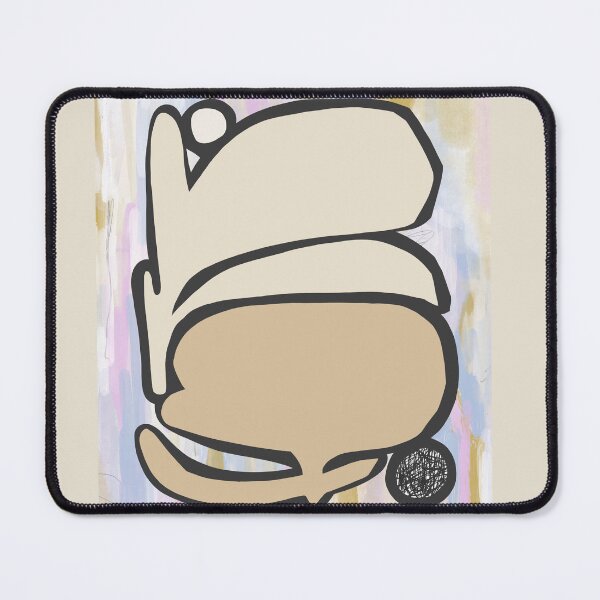 Item preview, Abstract Flower - Modern Boho Art in Lila and Blue designed and sold by BohomadicStudio.