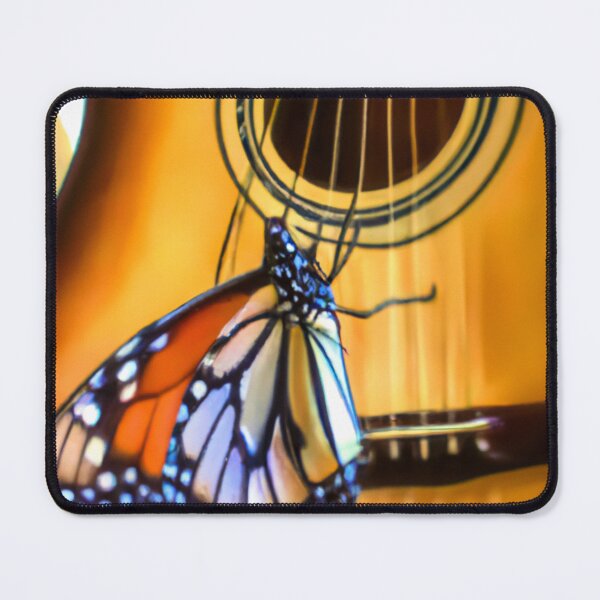 Item preview, Butterfly playing with guitar oil painting designed and sold by Color-Me-Blue.