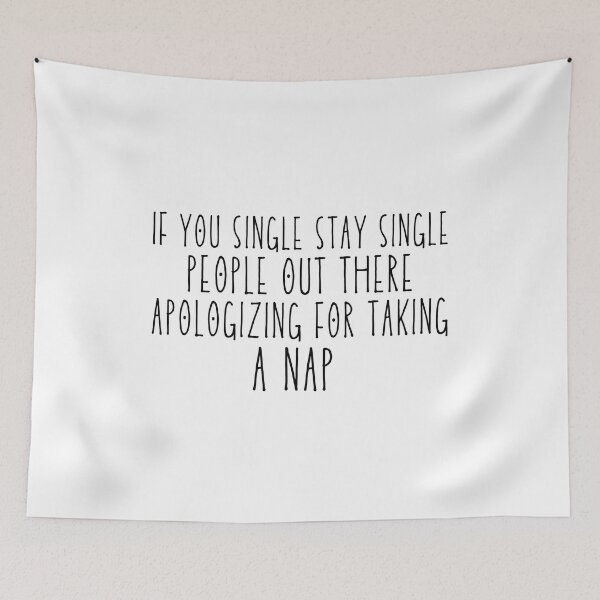 Item preview, If You Single Stay Single Funny Valentine Quote designed and sold by 5thseason-shop.