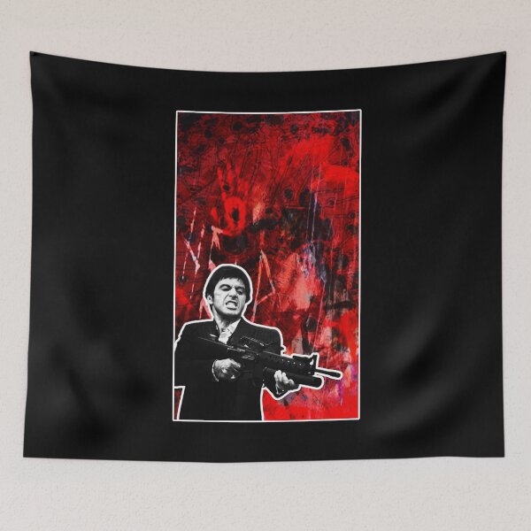 Item preview, Tony Montana Scarface Abstract Retro Digital Art designed and sold by Gogmagosh.