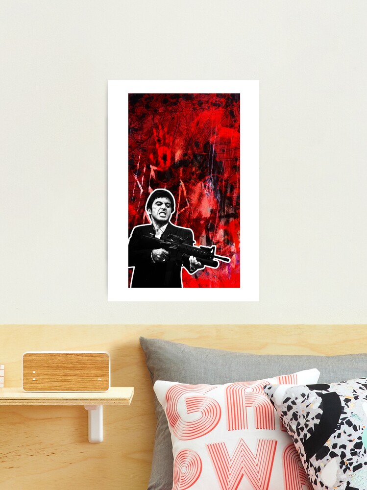 Tony Montana ❤️ Scarface Al Pacino Abstract canvas print tmn1