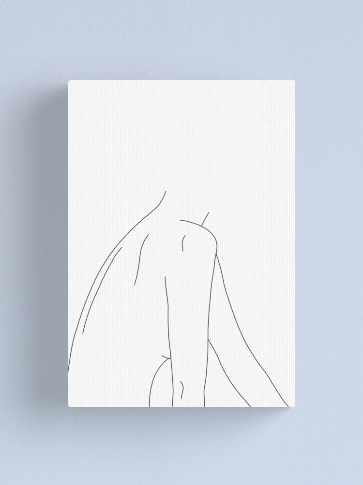 Canvas print Woman's body