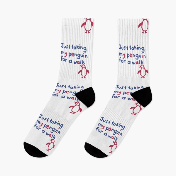 Item preview, Just Taking My Penguin For a Walk Funny Quote designed and sold by ellenhenry.