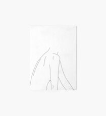 Woman's body line drawing illustration - Ama Art Board