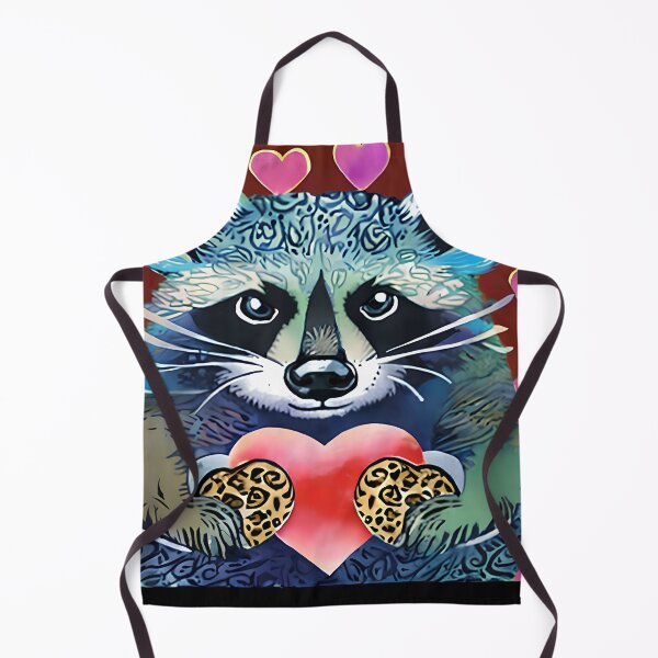 Item preview, Cute Vintage Painting Raccoon With A Heart, Valentine's Day Gift designed and sold by TMelonShop.