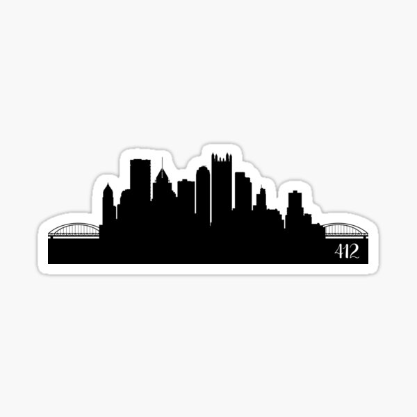 Pittsburgh Pennsylvania 412 Map Steel City Home SVG PNG Files –  creativeusarts