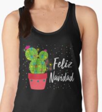 Feliz Navidad Cactus Christmas Women's Tank Top