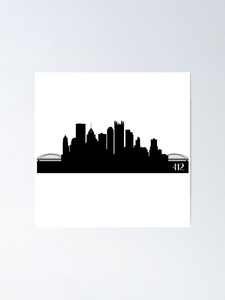 Thumbnail 1 of 3, Poster, Pittsburgh 412 designed and sold by lainade.
