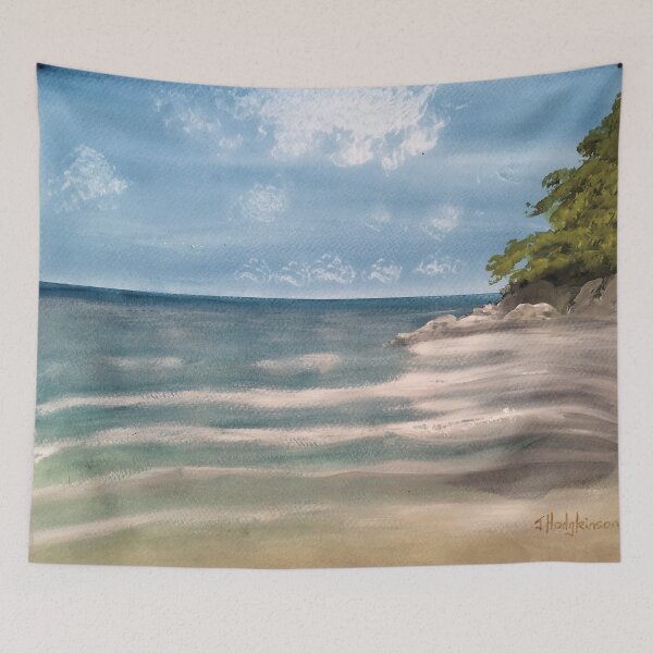 Item preview, AUSSIE BEACH WATERCOLOUR designed and sold by JimHRocky.