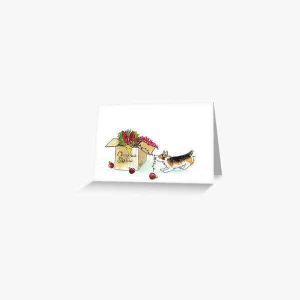 Helping Decorate Greeting Card