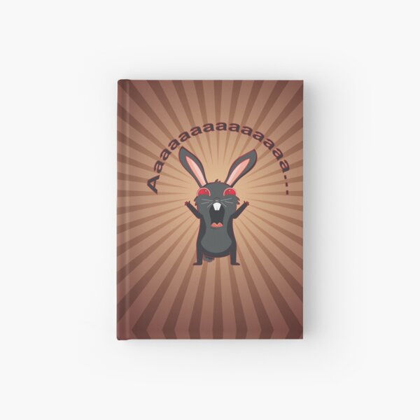Item preview, Black rabbit screaming designed and sold by AnnArtshock.