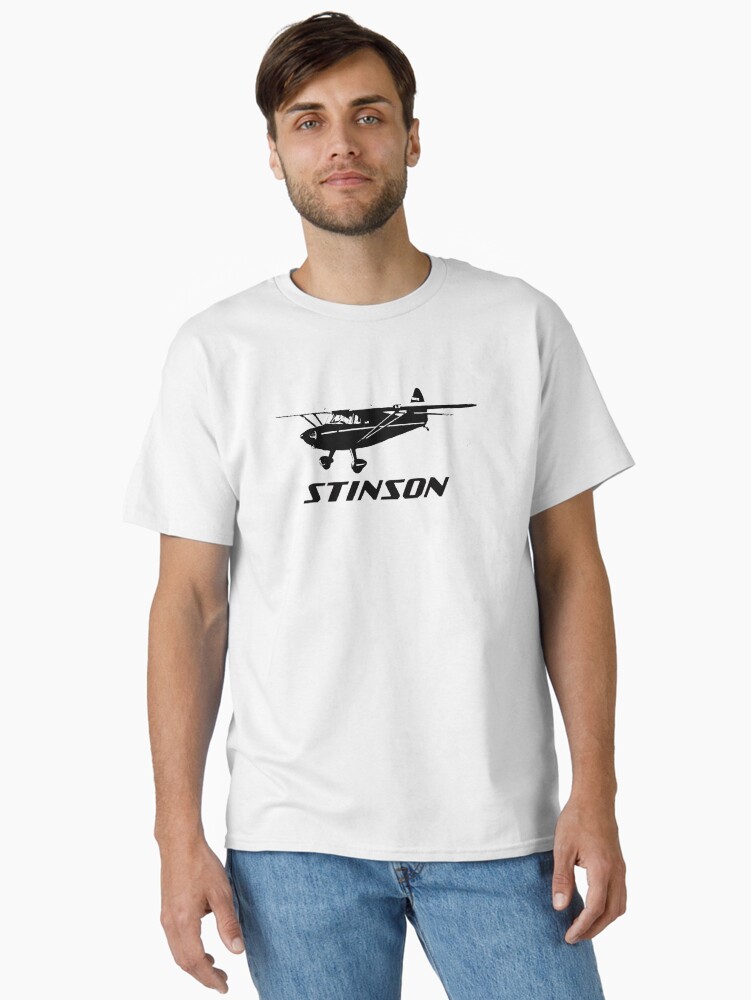 Thumbnail 1 of 7, Classic T-Shirt, Stinson Aircraft with Logo designed and sold by cranha.