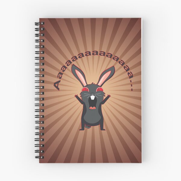 Item preview, Black rabbit screaming designed and sold by AnnArtshock.