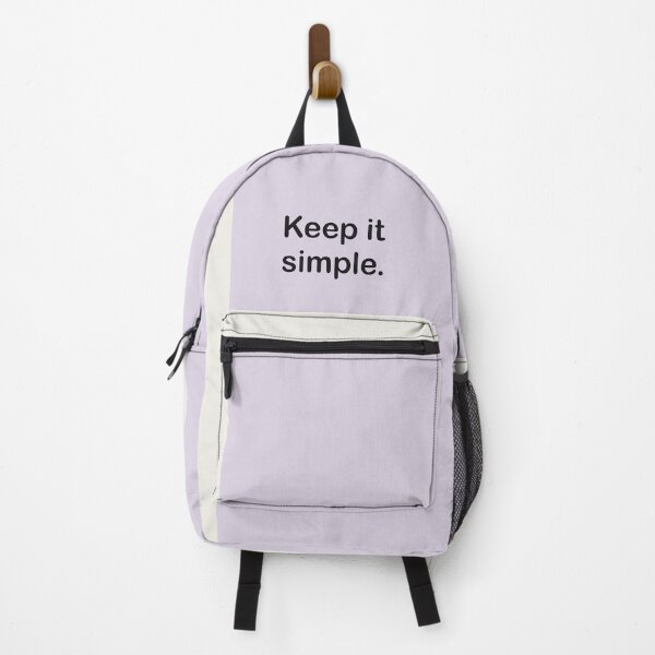 Item preview, Copy of Keep It Simple Quote in Lila - Minimal Typography designed and sold by BohomadicStudio.