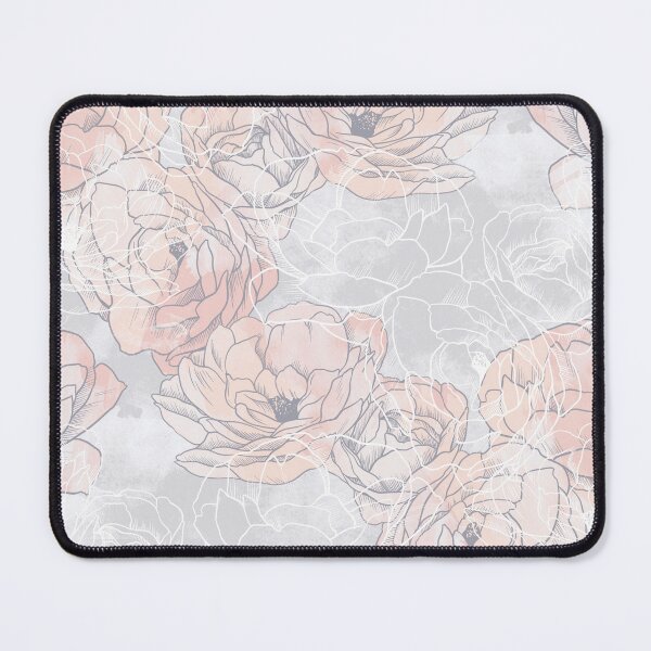 Item preview, Pink Carnation Outline Pattern designed and sold by marknprints.